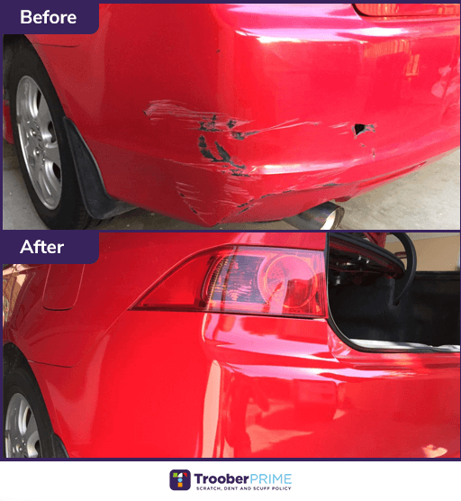 bumper scrape repair